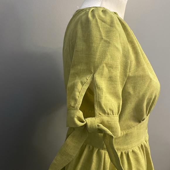 SHEIN Knotted Cuff Button Up Dress - Picture 9 of 14